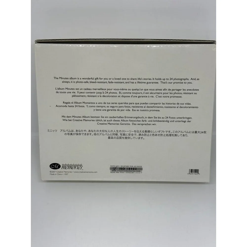 Creative Memories Picfolio Mini Album Photo‎ Pages Brown Leather-Look NEW SEALED